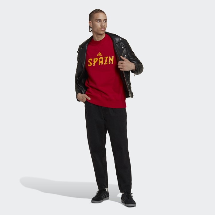 Moletom Da Equipe Da Copa Do Mundo Da Fifa 2022 Espanha Vermelho Adidas