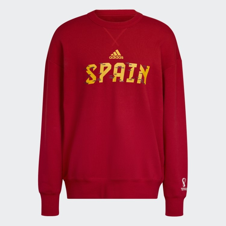 Moletom Da Equipe Da Copa Do Mundo Da Fifa 2022 Espanha Vermelho Adidas