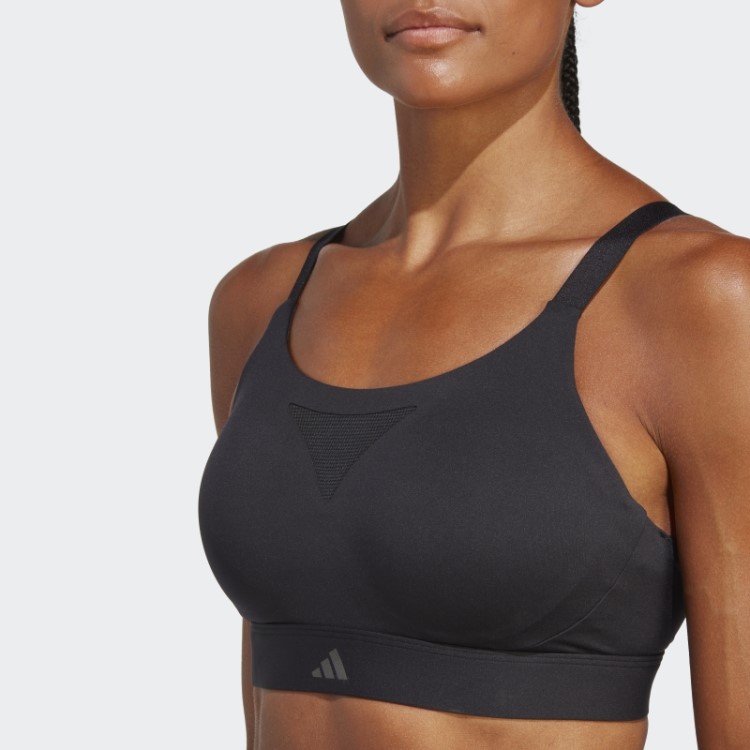 Sutiã Personalizado De Alto Suporte Para Treinamento De Impacto Preto Adidas