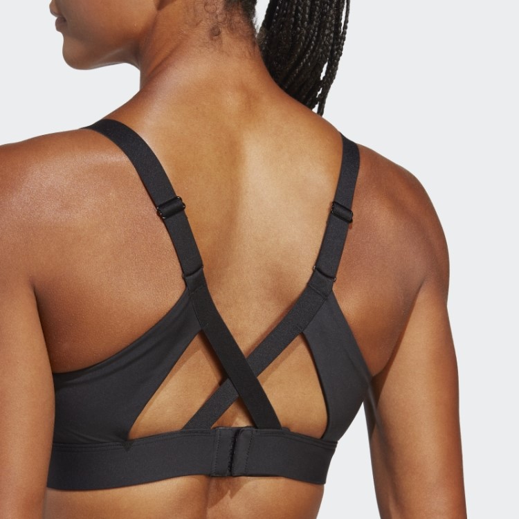 Sutiã Personalizado De Alto Suporte Para Treinamento De Impacto Preto Adidas
