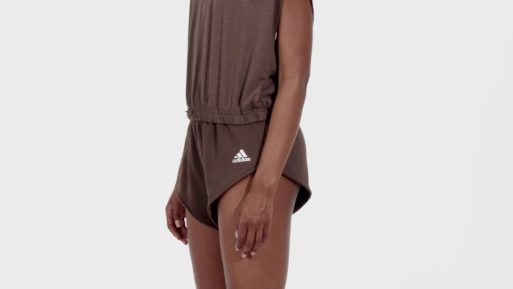 Shorts Adidas Hyperglam Marrom
