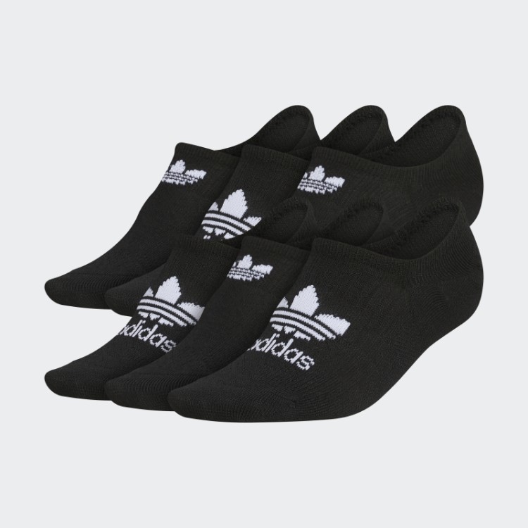 Adidas Classic Superlite Super-no-show Meias 6 Pares Preto