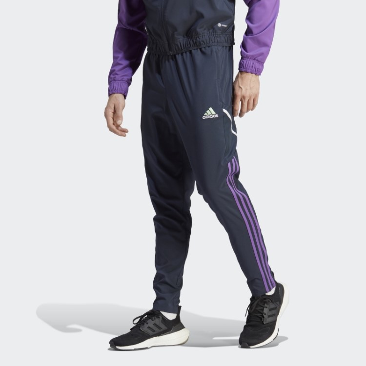 Noite Azul Marinho Adidas Real Madrid Condivo 22 Apresentação Calças De Treino