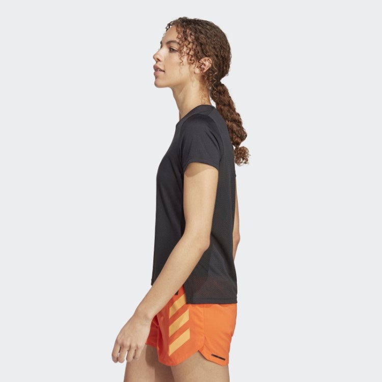 Camiseta De Corrida Preta Adidas Terrex Agravic