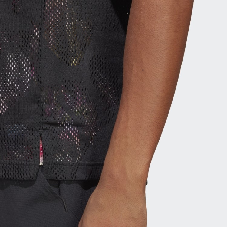 Camiseta Sem Manga Adidas Black Melbourne Tênis