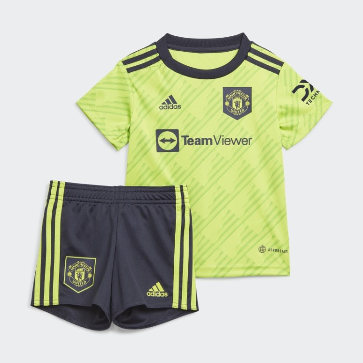 Manchester United 22/23 Terceiro Kit De Bebê Slime Adidas