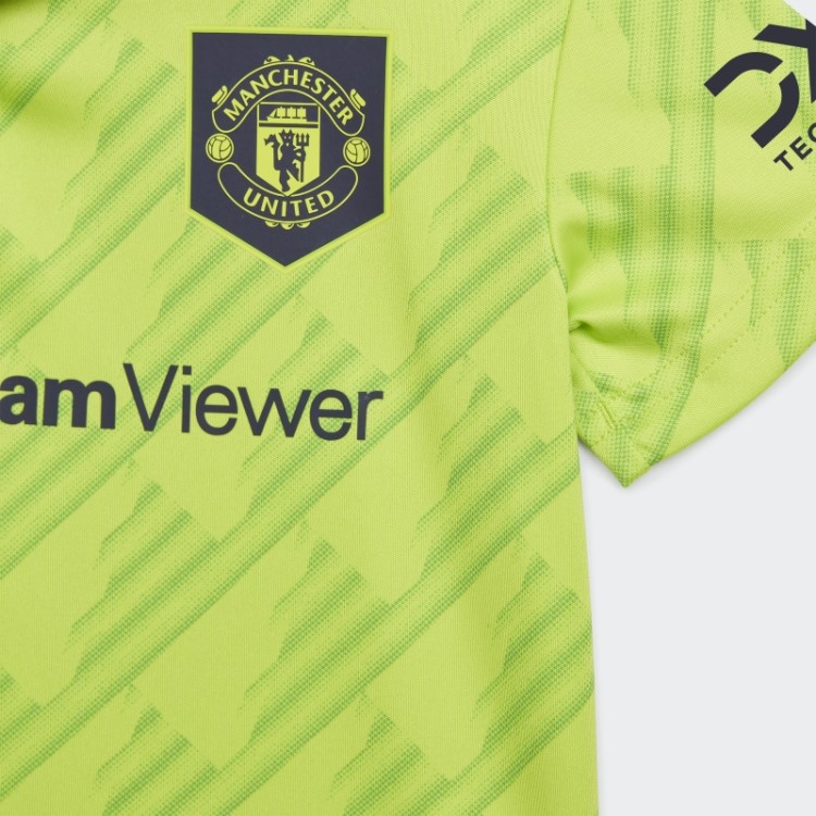 Manchester United 22/23 Terceiro Kit De Bebê Slime Adidas