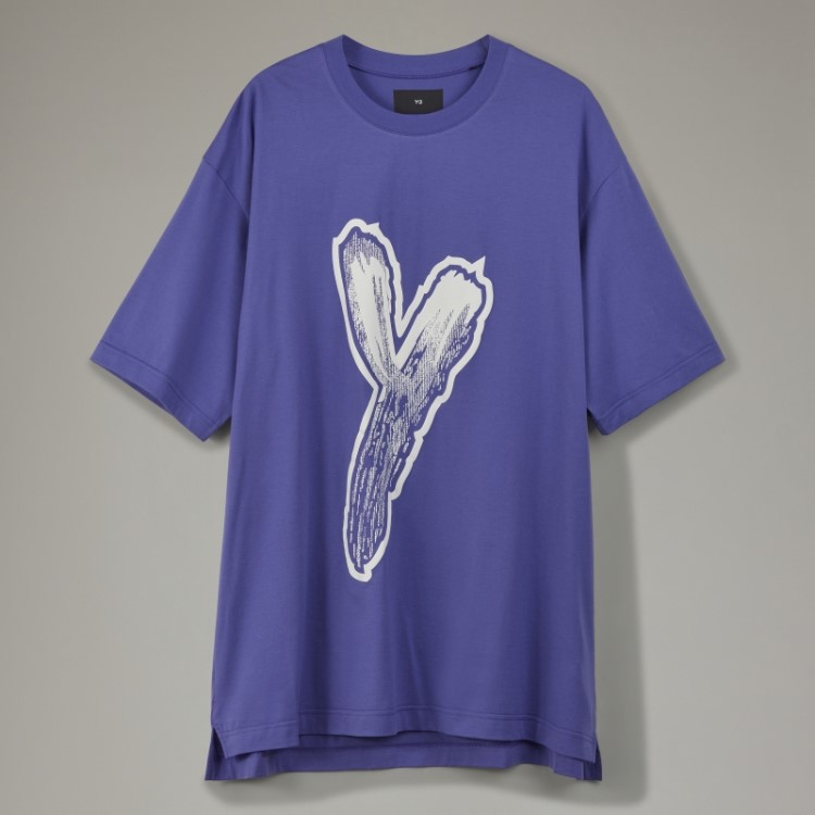 Camiseta De Manga Curta Com Logo Gráfico Adidas Y-3 Fashion