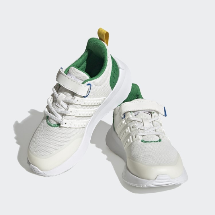 Adidas X Lego Racer Tr21 Cadarço Elástico E Top Strap Sapatos Fashion White