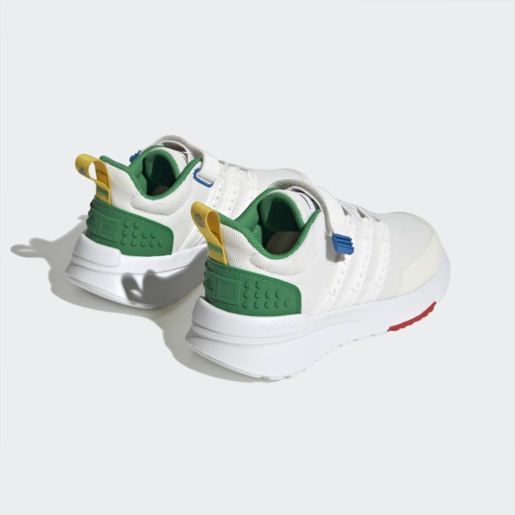Adidas X Lego Racer Tr21 Cadarço Elástico E Top Strap Sapatos Fashion White