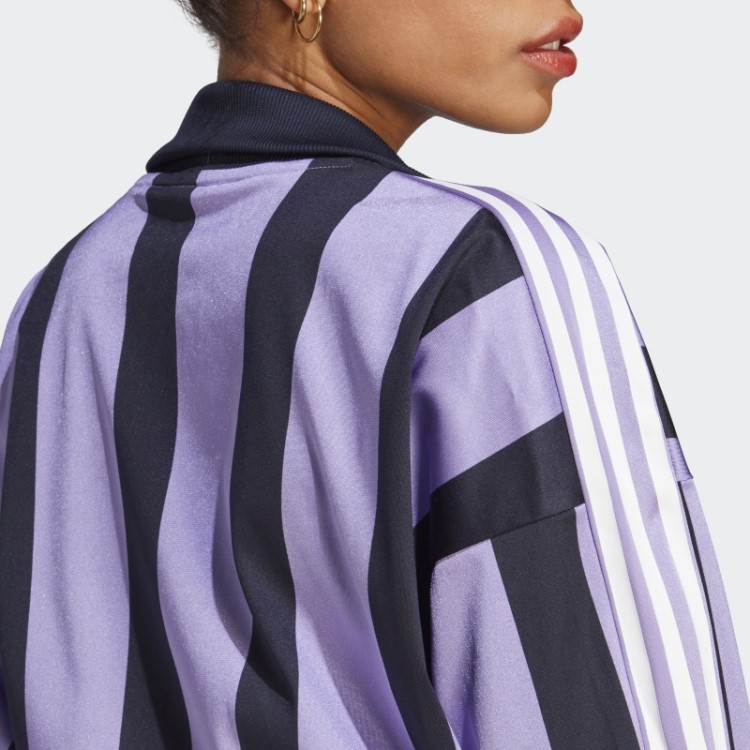 Vestido Jérsei Jacquard Adidas Violeta