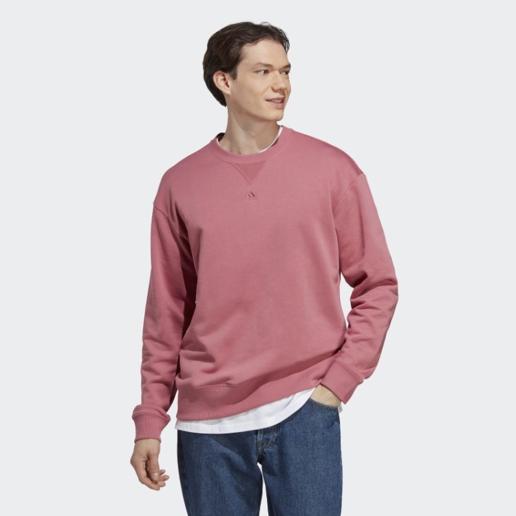 Moletom Adidas All Szn French Terry Rosa