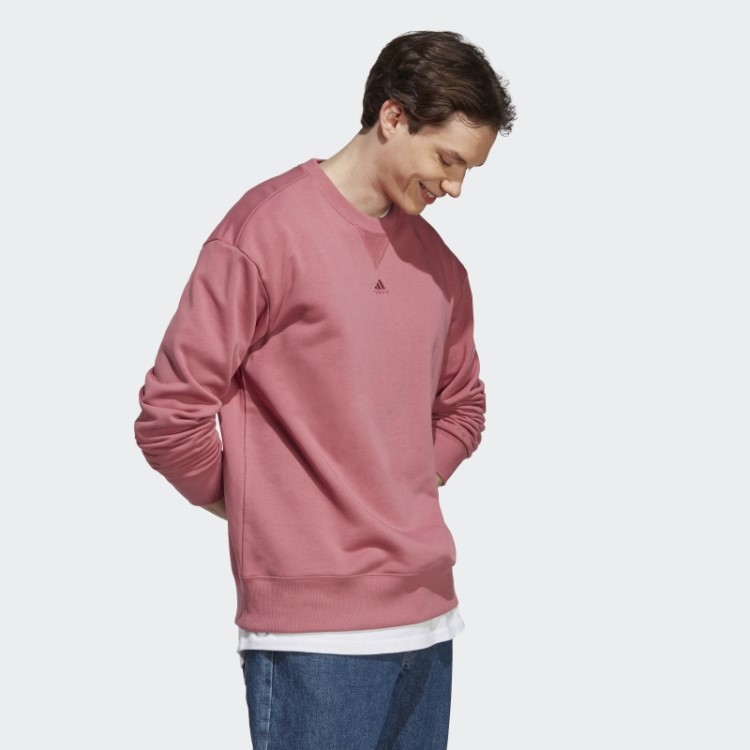 Moletom Adidas All Szn French Terry Rosa