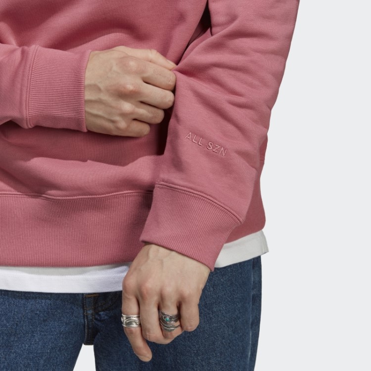 Moletom Adidas All Szn French Terry Rosa