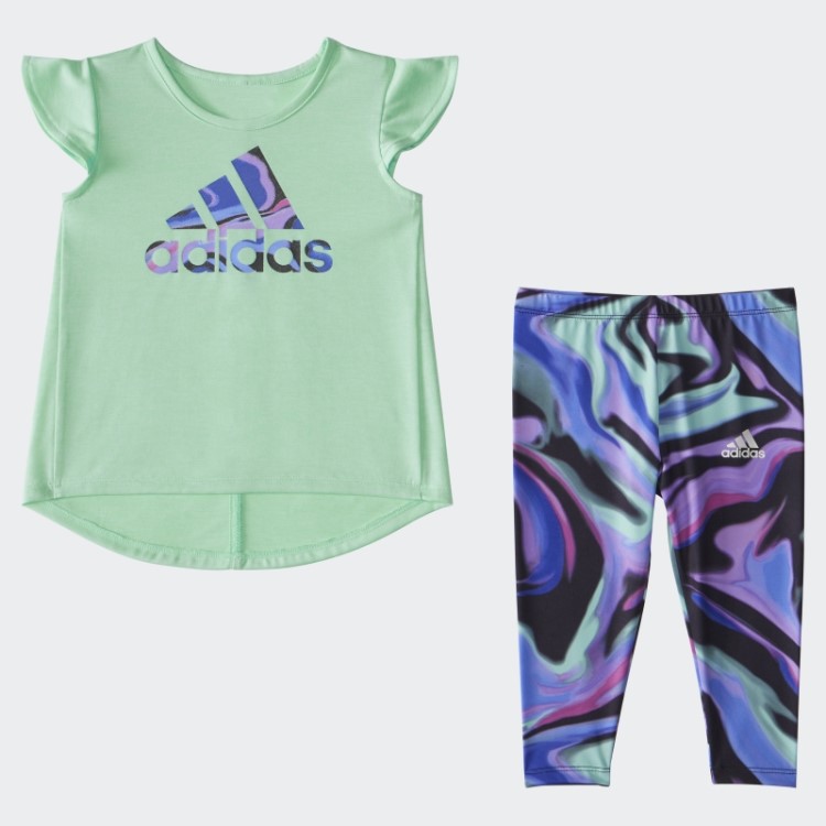 Verde Ig Mel Tee Aop Conjunto Justo Adidas