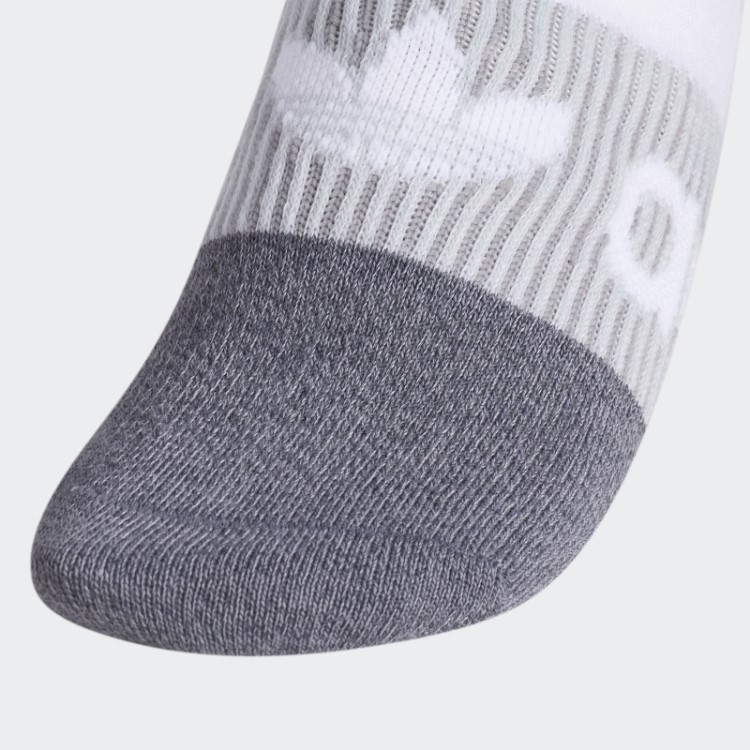 Meias Adidas Gradient Superlite No-show 6 Pares Branco