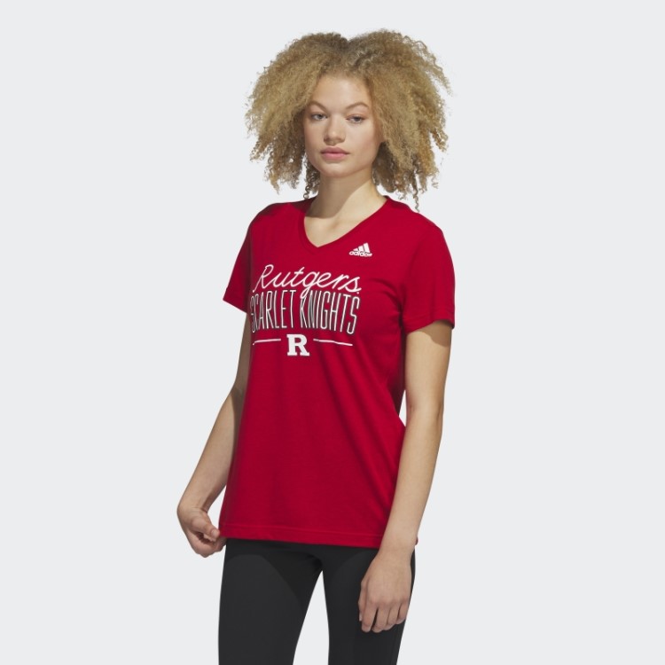 Camiseta Scarlet Knights Vermelha Mel Adidas
