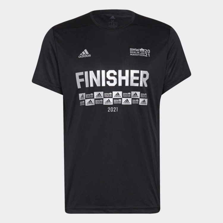 Berlin Marathon Finisher T-shirt Adidas Preto