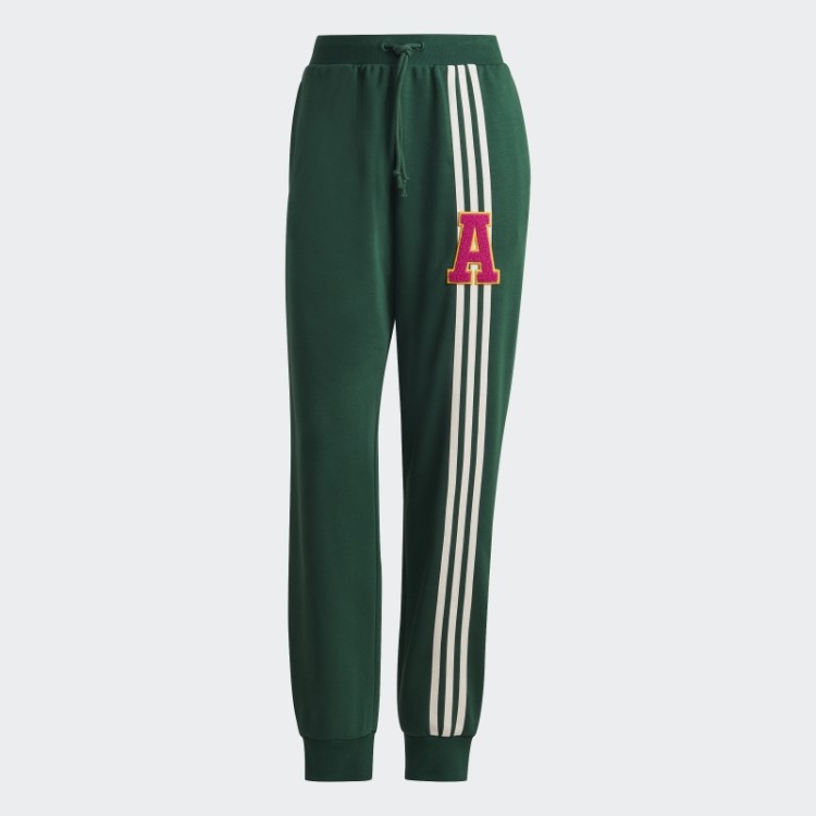 Calça De Moletom Com As Três Listras Originais Adidas Verde Escuro