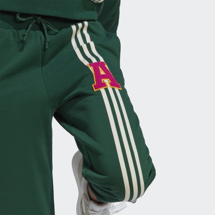 Calça De Moletom Com As Três Listras Originais Adidas Verde Escuro