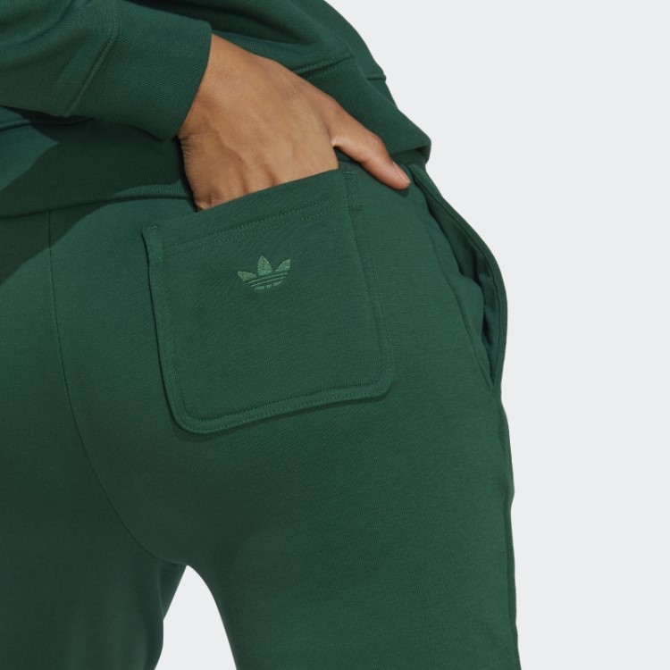 Calça De Moletom Com As Três Listras Originais Adidas Verde Escuro