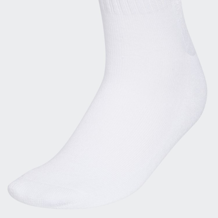 Meias 3 Listras 3 Pares Branco Adidas