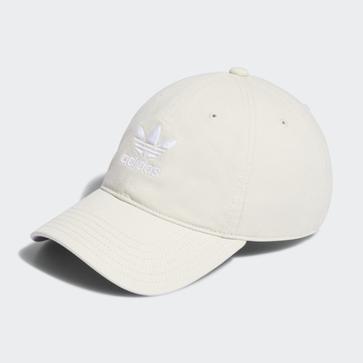 Elegante Chapéu Strapback Descontraído Adidas Branco