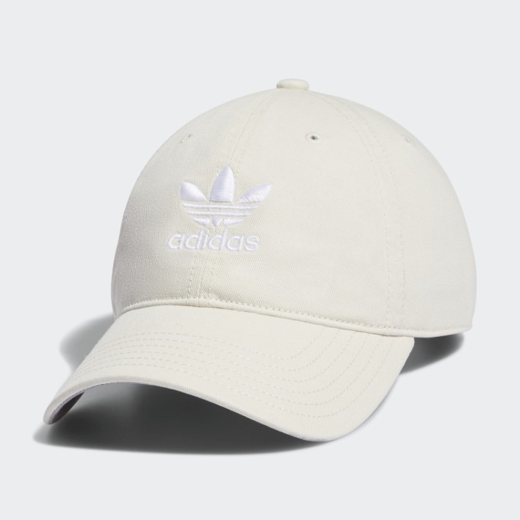 Elegante Chapéu Strapback Descontraído Adidas Branco