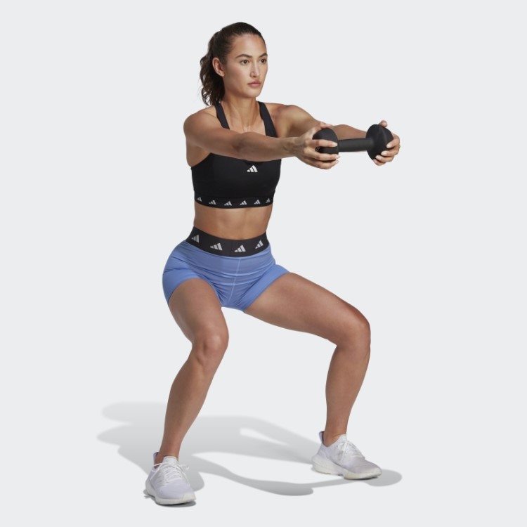 Legging Azul Techfit Adidas