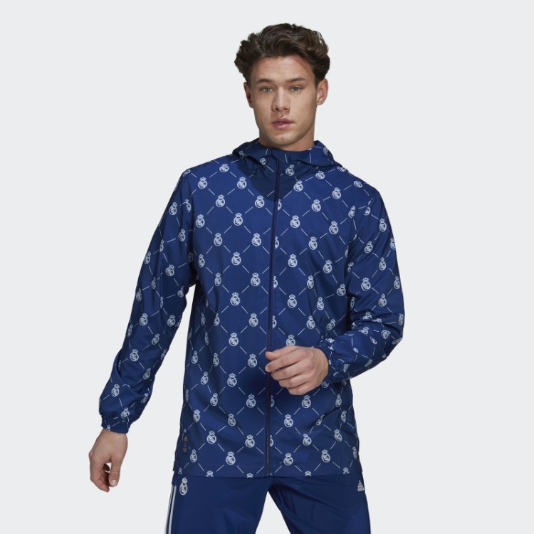 Blusão Azul Vitória Adidas Real Madrid