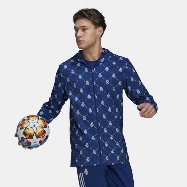 Blusão Azul Vitória Adidas Real Madrid