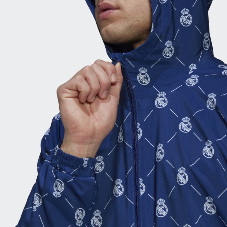 Blusão Azul Vitória Adidas Real Madrid