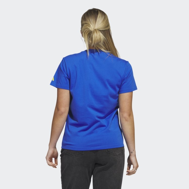 Boston Marathon 2023 Camiseta Com Logo Azul Adidas