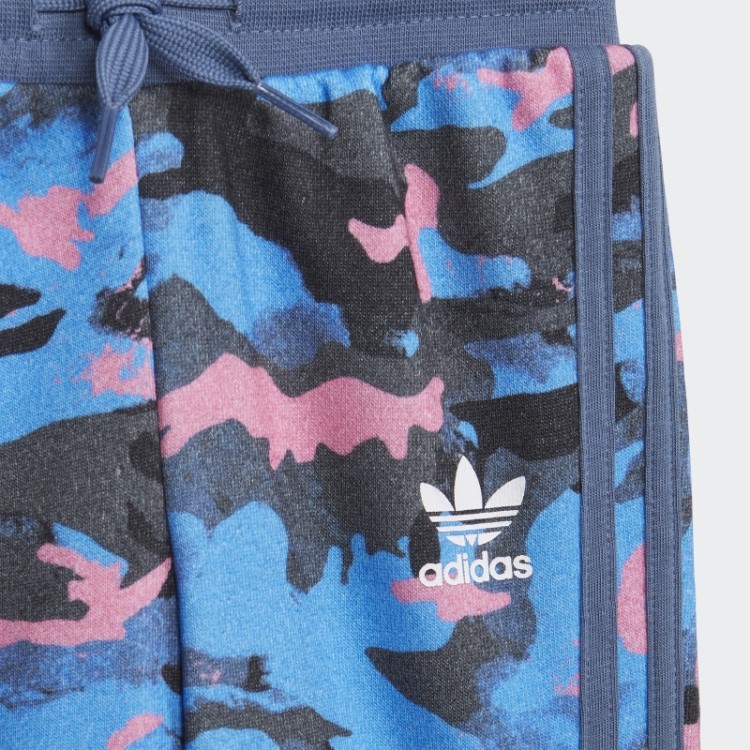Conjunto De Moletom Camuflado Adidas De Aço