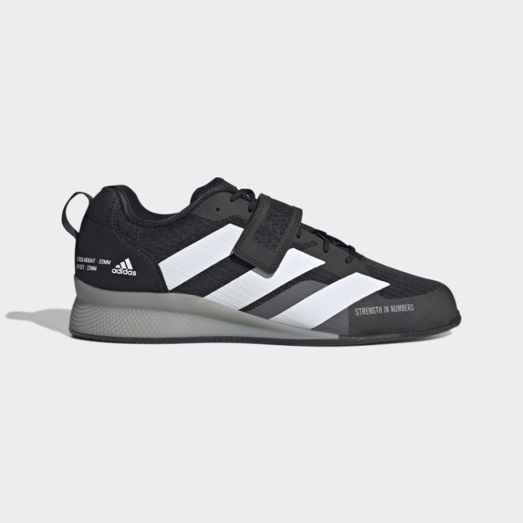 Sapatos Pretos De Levantamento De Peso Adidas Adipower 3