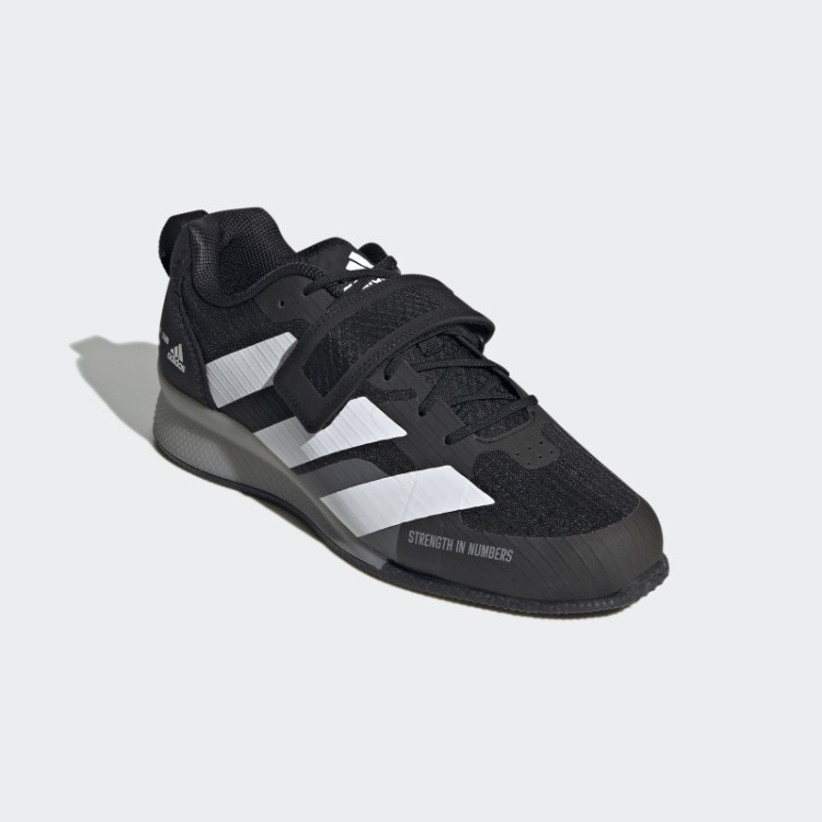 Sapatos Pretos De Levantamento De Peso Adidas Adipower 3
