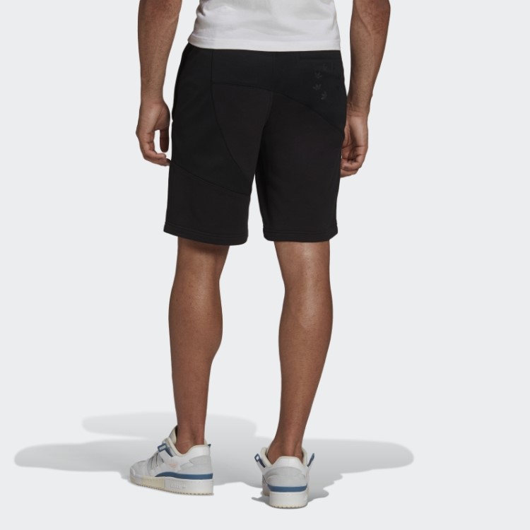 Bermuda Preta Adidas Adicolor Interlock