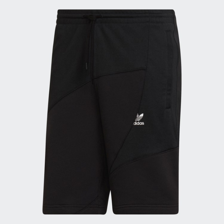 Bermuda Preta Adidas Adicolor Interlock
