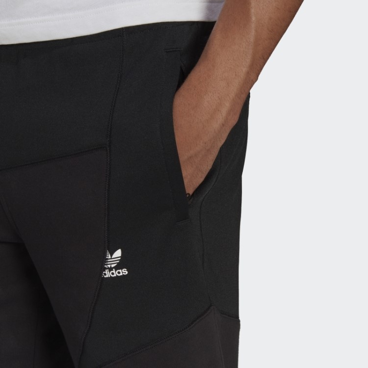 Bermuda Preta Adidas Adicolor Interlock