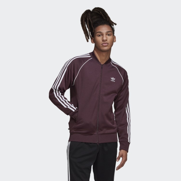Jaqueta Adidas Marrom Adicolor Classics Primeblue Sst