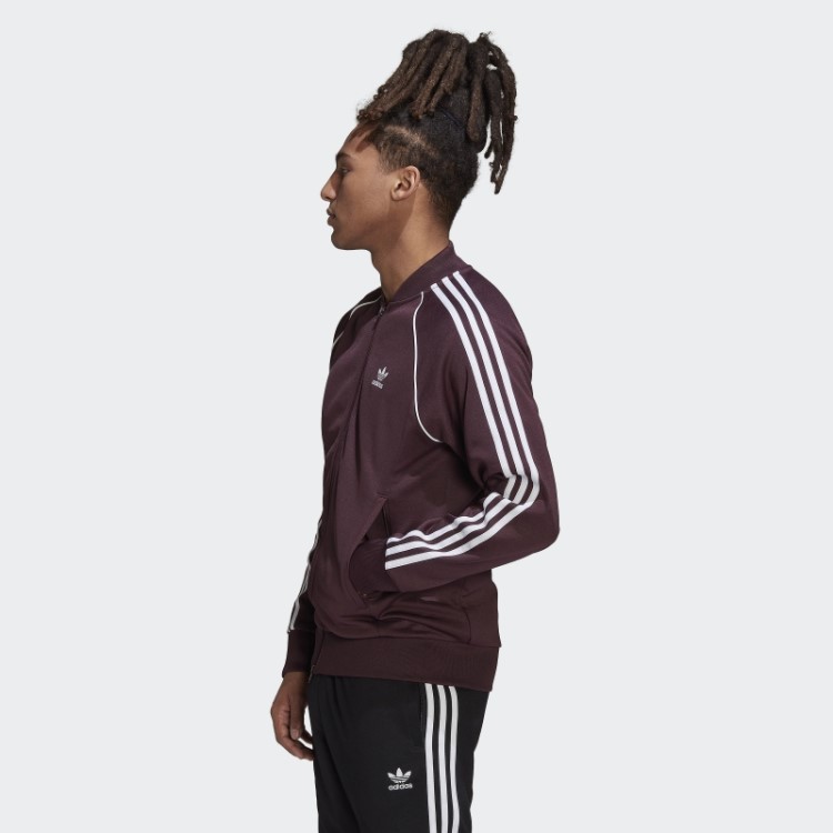 Jaqueta Adidas Marrom Adicolor Classics Primeblue Sst