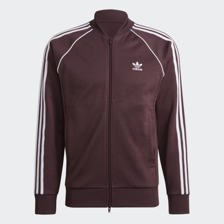 Jaqueta Adidas Marrom Adicolor Classics Primeblue Sst