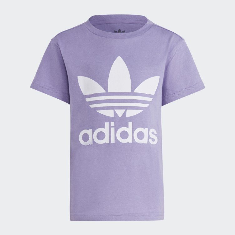 Camiseta Adidas Adicolor Trefoil Lilás