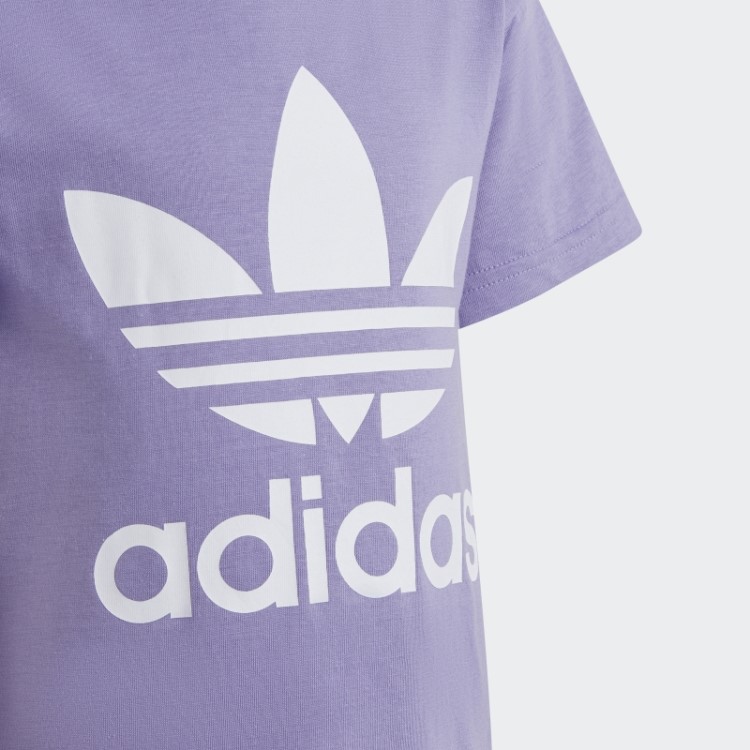 Camiseta Adidas Adicolor Trefoil Lilás