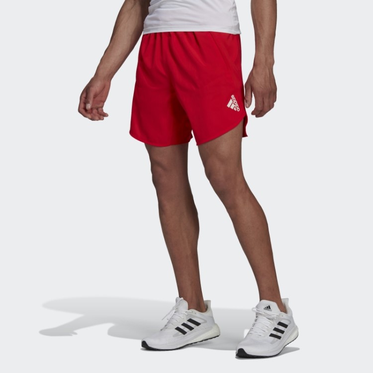 Adidas Vermelho Projetado Para Calções De Treino