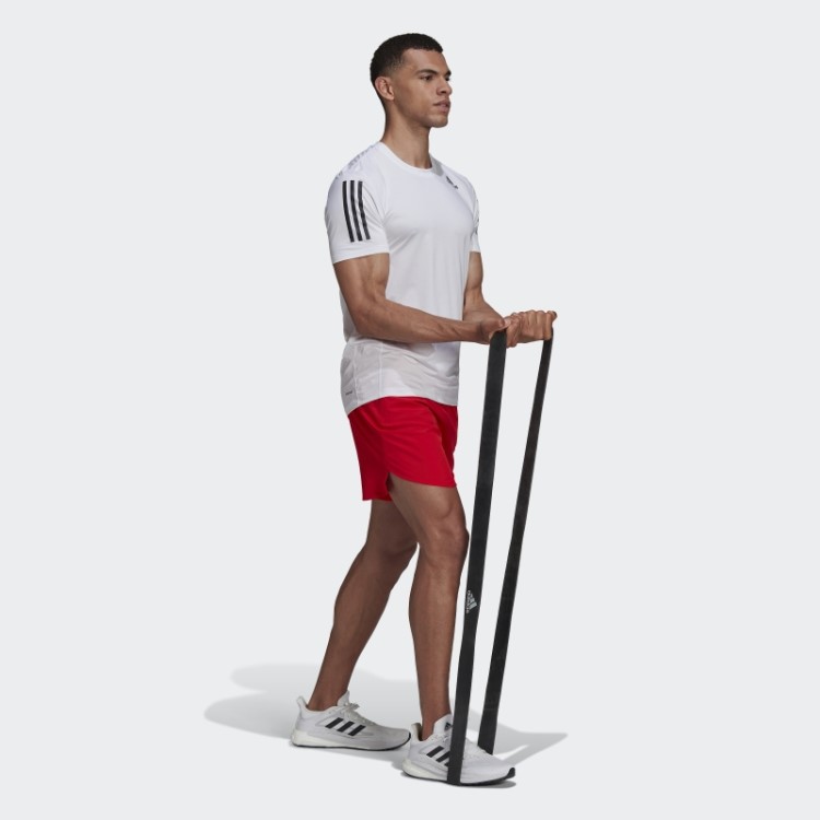 Adidas Vermelho Projetado Para Calções De Treino