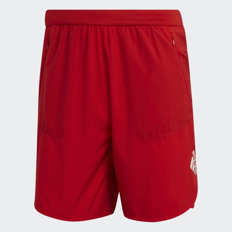 Adidas Vermelho Projetado Para Calções De Treino