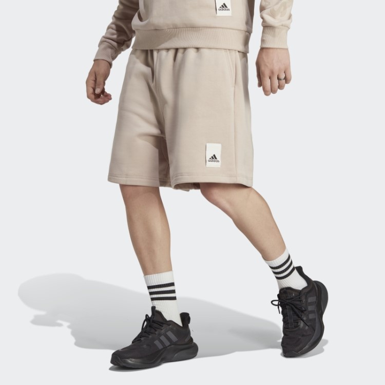 Shorts De Lã Adidas Taupe