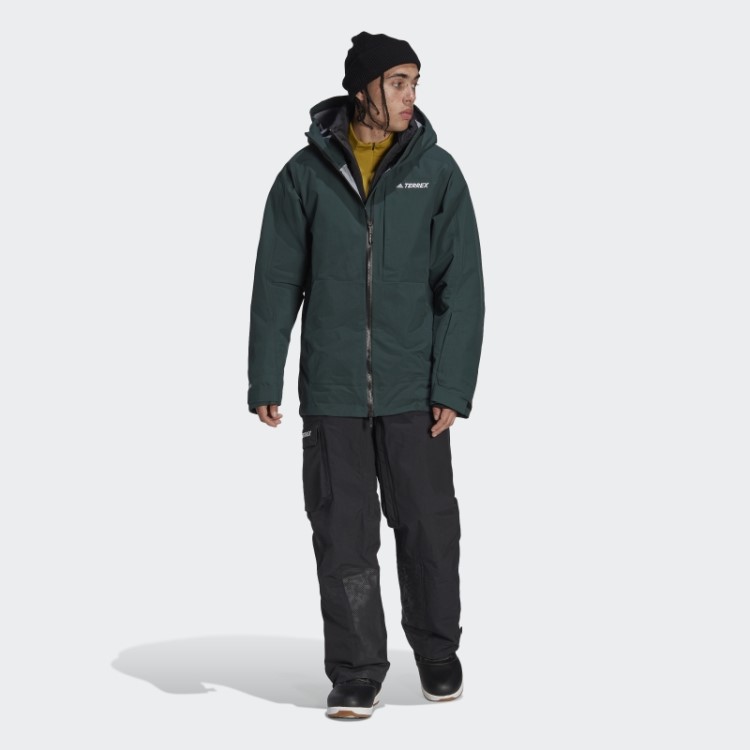 Adidas Terrex 3 Camadas De Nylon Pós-consumo Snow Tracksuit Preto