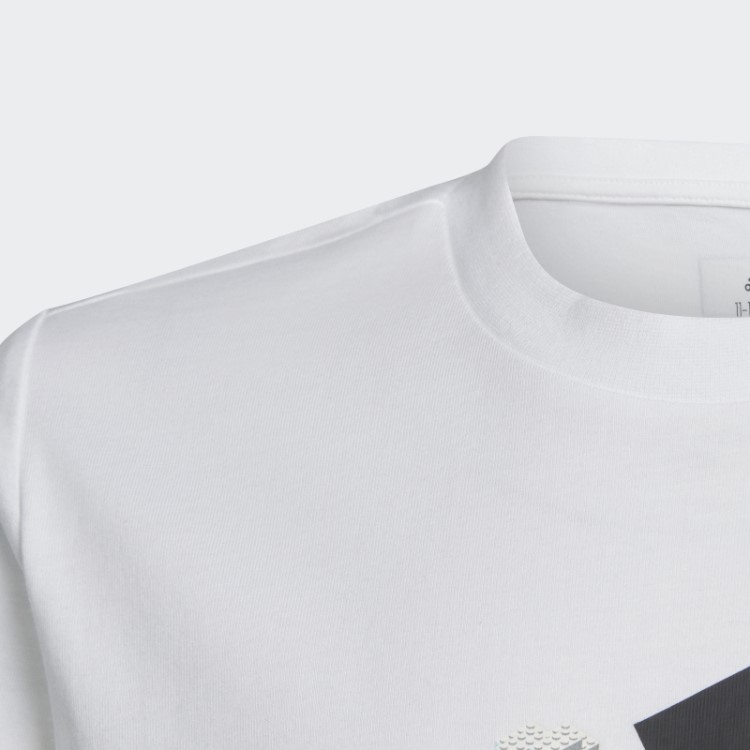 Camiseta Adidas X Lego Com Estampa Fashion Branca